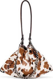 Dolce Vita Jagger Animal Print Genuine Calf Hair Shoulder Bag