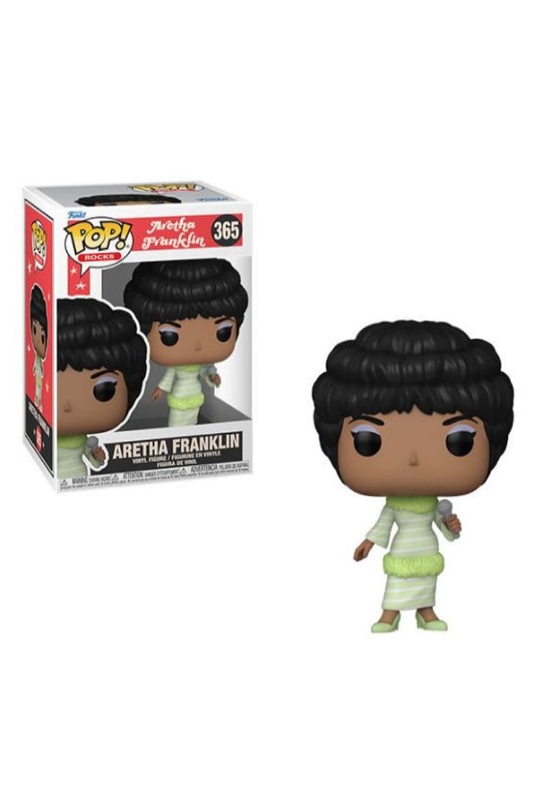 Aretha Franklin (Green Dress) Funko Pop! Rocks, Main, color, Multi-Color