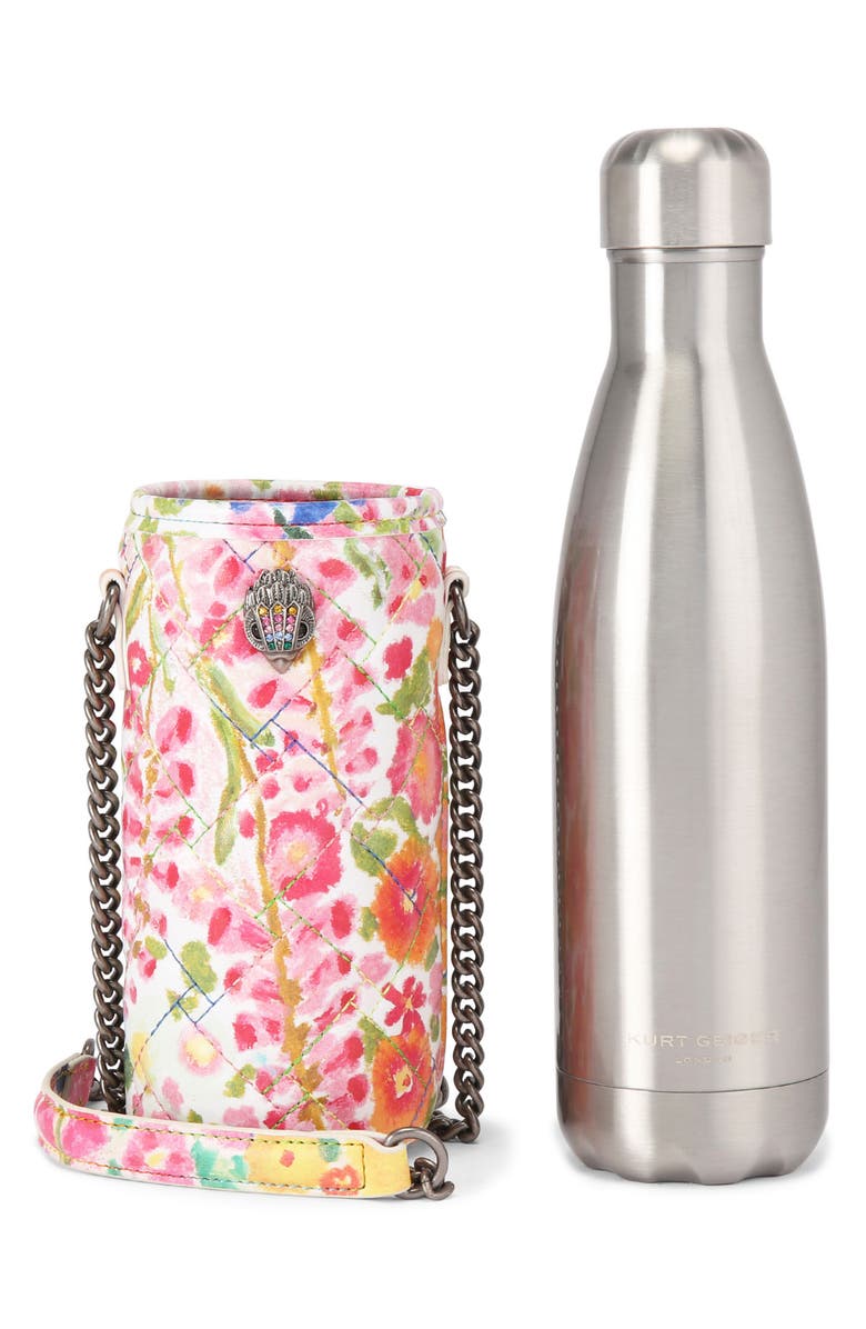 Kurt Geiger London Floral Couture Water Bottle & Jacket, Alternate, color, 