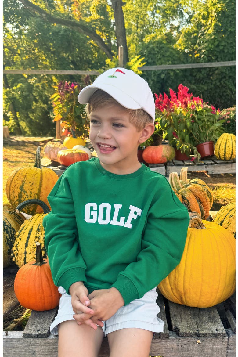 Golf Flag Baseball Hat, Alternate, color, White