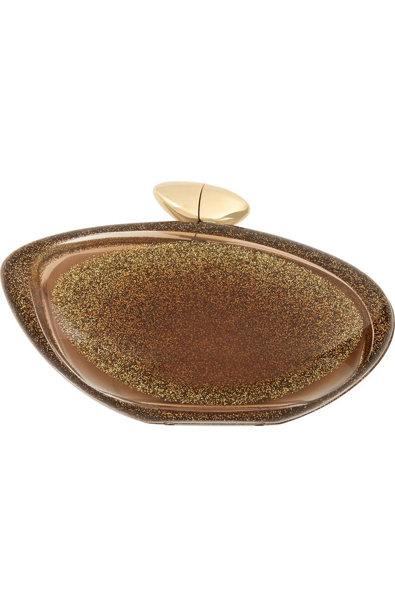 Benedetta Bruzziches Armonia Glitter Plexiglas<sup>®</sup> Clutch, Main, color,