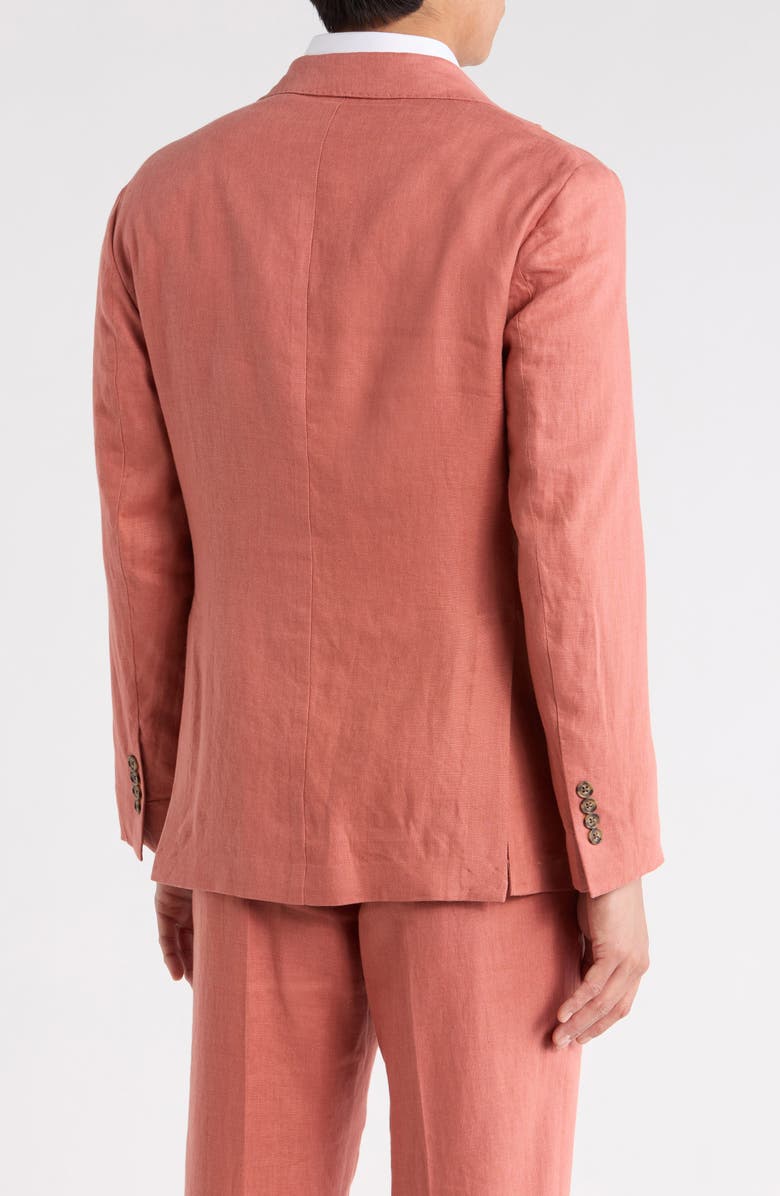 Brooks Brothers Lino Linen Sport Coat, Alternate, color, Canyon Rose