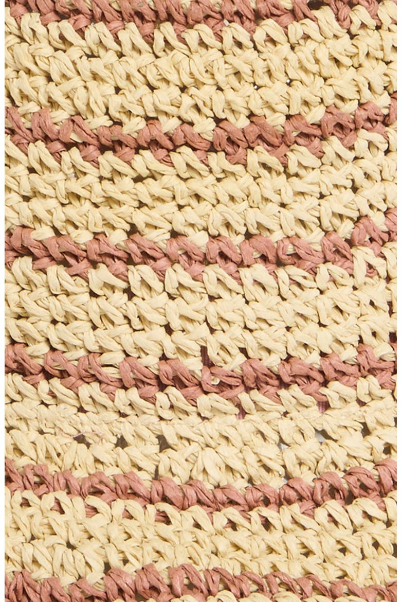 Stripe Packable Lantern Hat, Alternate, color, PINK COMBO