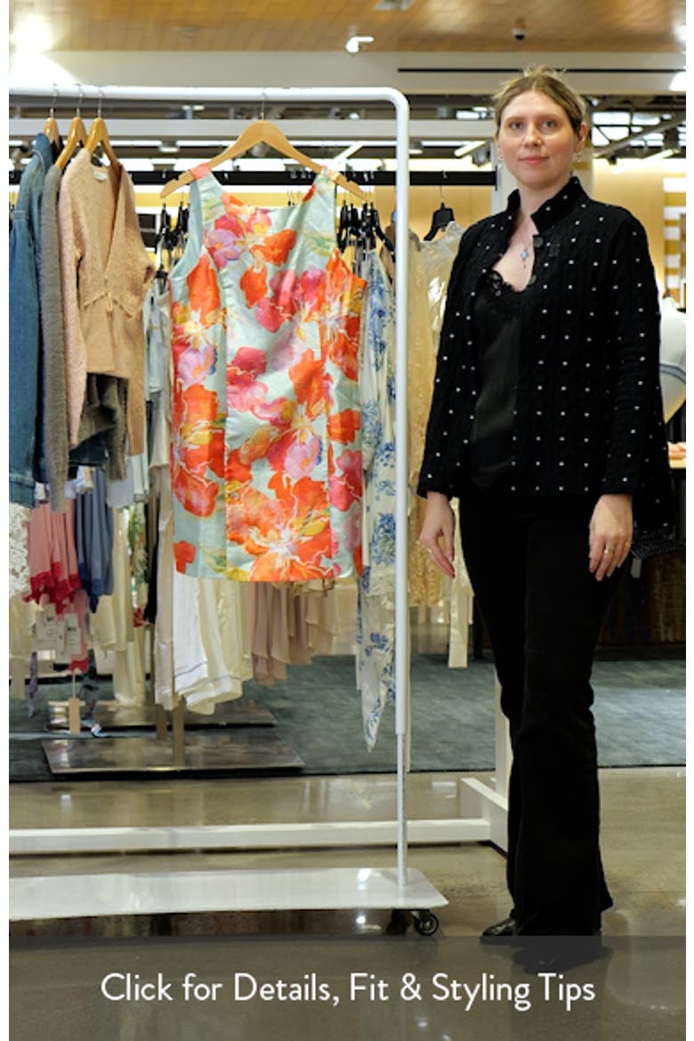 Ren Floral Jacquard Minidress video