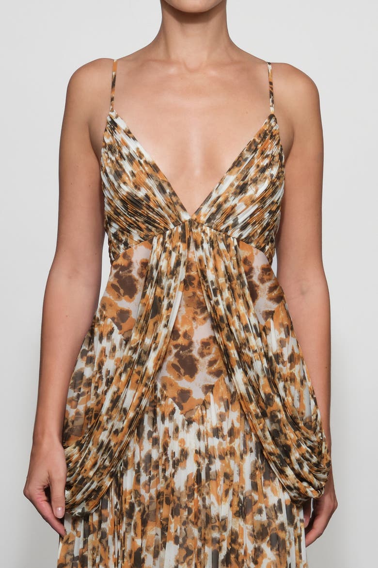 Micah Gown, Alternate, color, Golden Multi