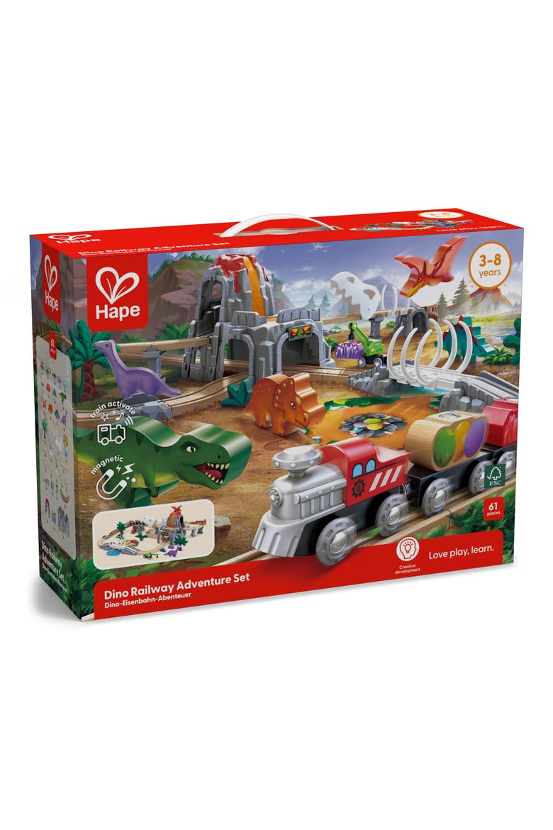 Dinosaur Railway Adventure Playset, Alternate, color, MULTIPLECOLOR