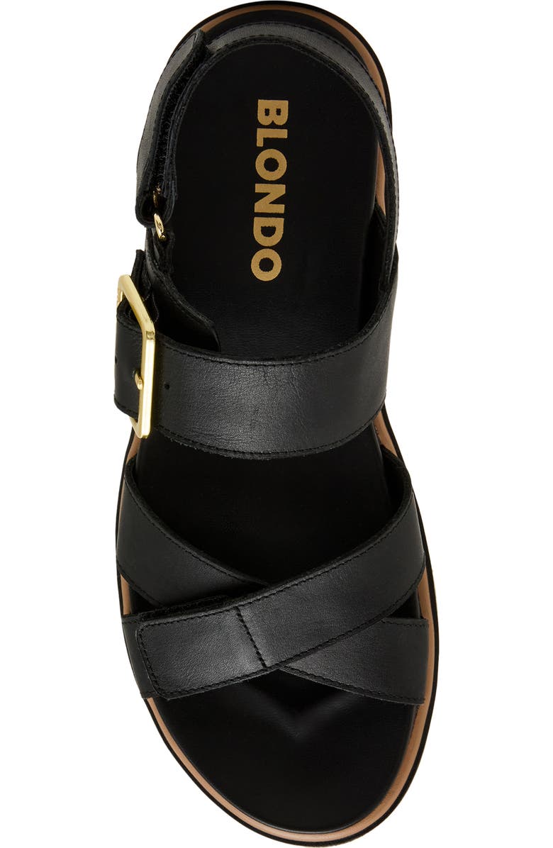 Blondo Beau Sandal, Alternate, color, Black Leather