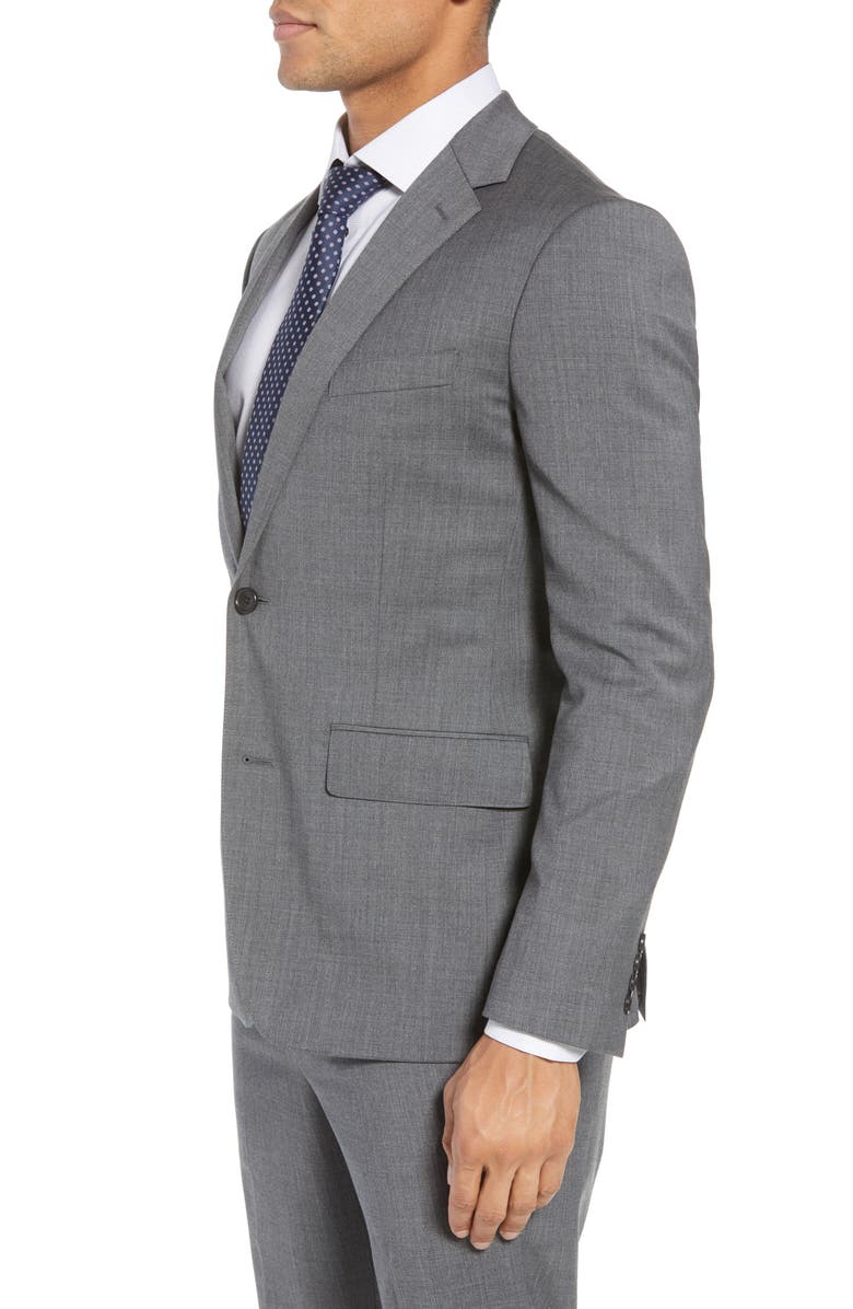 Bonobos Jetsetter Slim Fit Stretch Wool Suit Jacket, Alternate, color, Light Grey