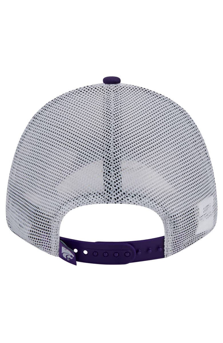 New Era Men's New Era  Purple Kansas State Wildcats Trucker 9FORTY Adjustable Hat, Alternate, color, 