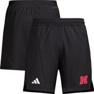 adidas Men's adidas Black Nebraska Huskers Program Woven Training Shorts