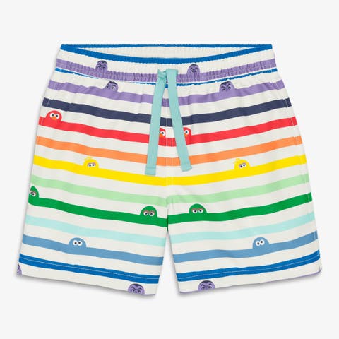 Kids Sesame Street Swim Trunk (Toddler, Little Kid, Big Kid)