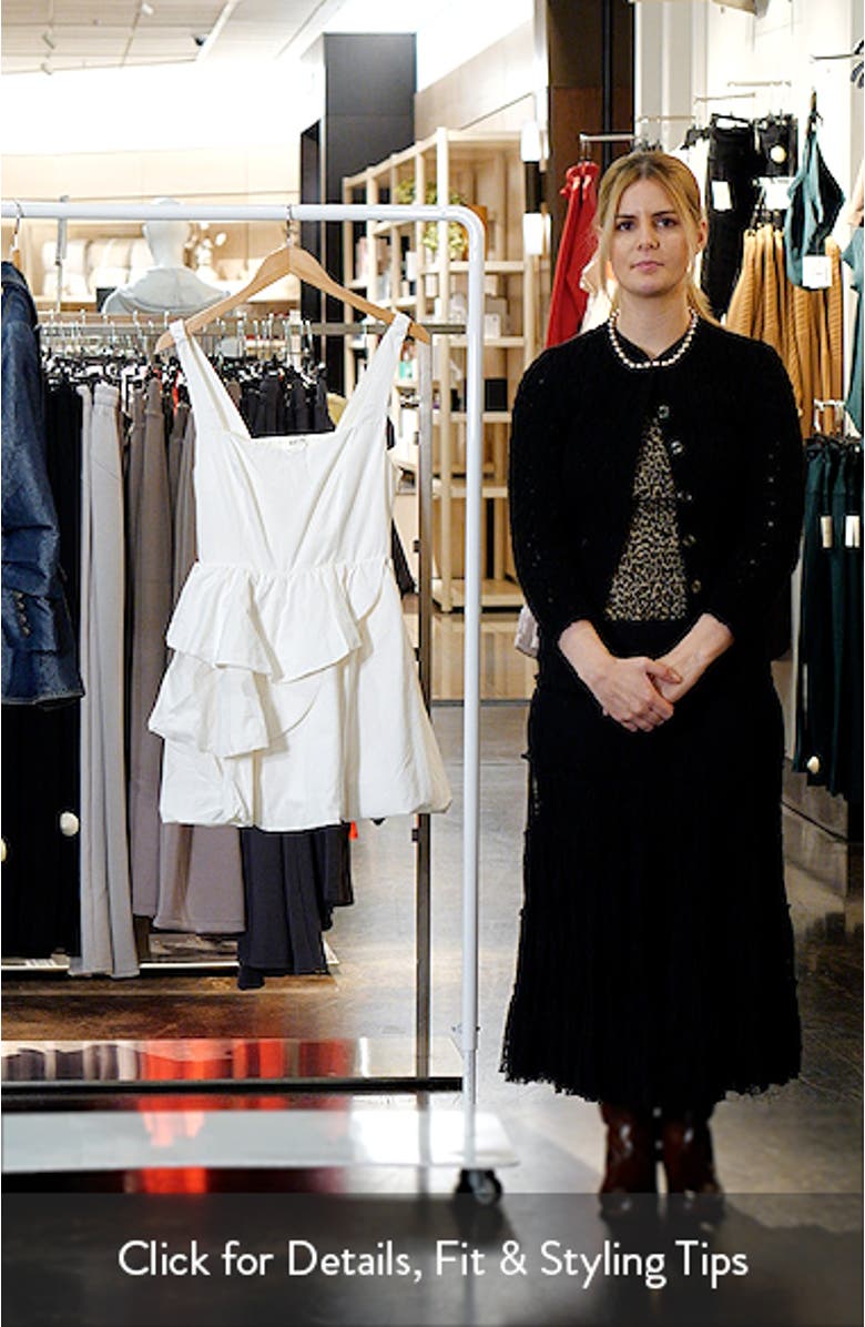 Sheralle Tiered Ruffle Minidress, sales video thumbnail