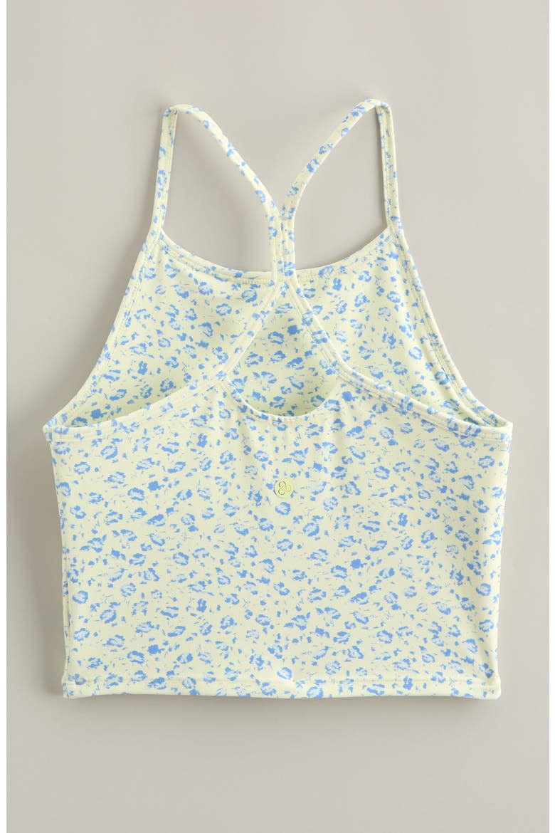 Kids' Ace Racerback Tank, Alternate, color, YELLOW FROST MAGGIE FLORAL