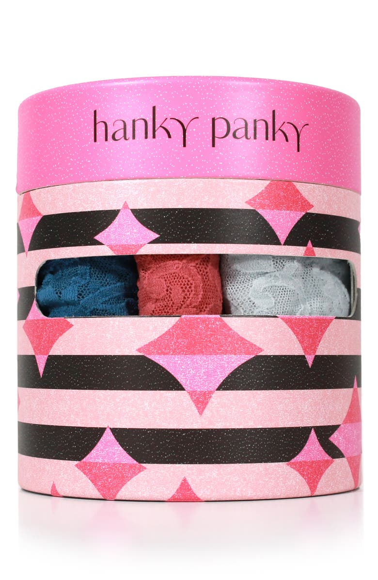 Hanky Panky Holiday Assorted 3-Pack Boyshorts, Main, color, 