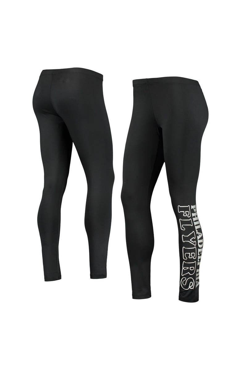G-III SPORTS BY CARL BANKS Women's G-III Sports by Carl Banks Black Philadelphia Flyers Stadium Leggings, Main, color, Black
