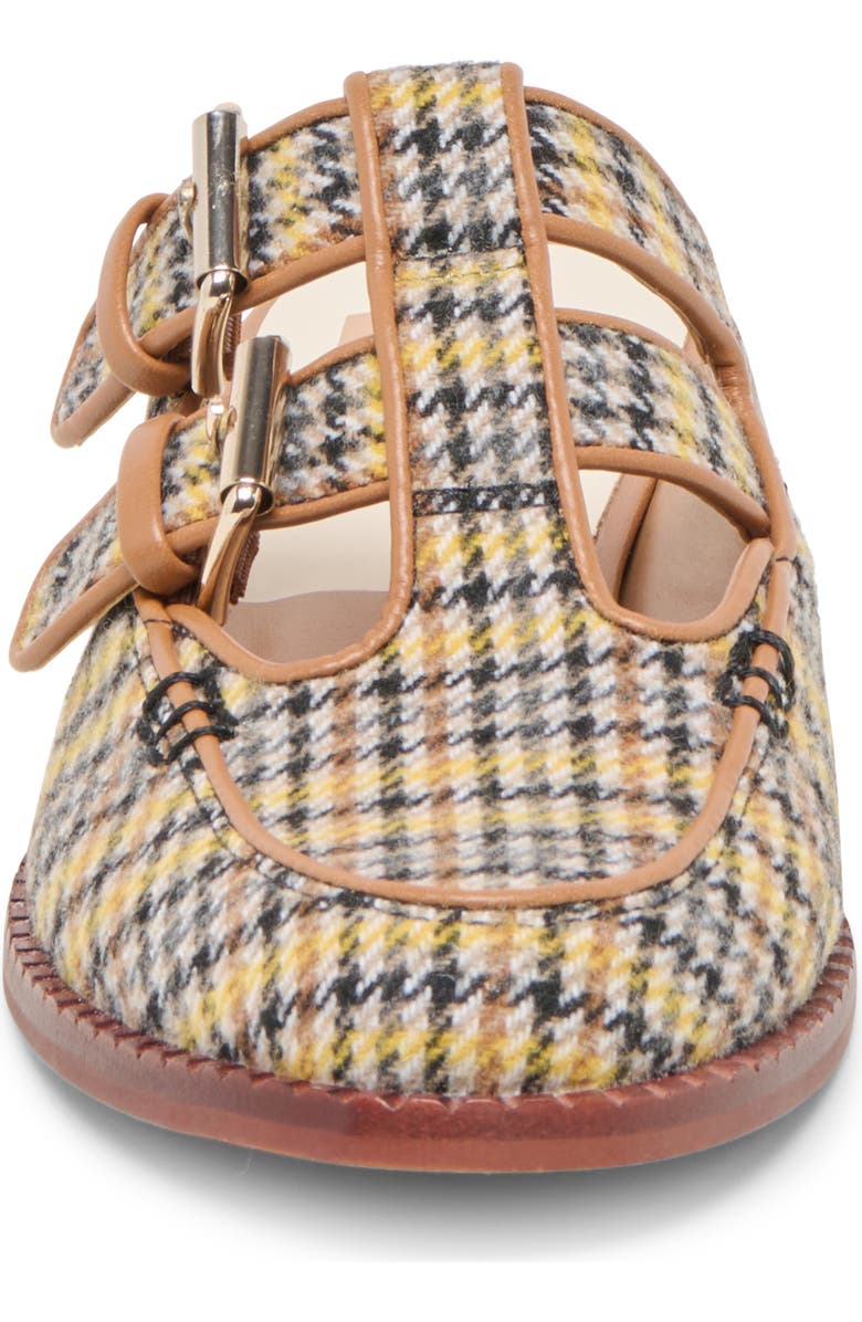 Dolce Vita Haydee Double Buckle Mary Jane Mule, Alternate, color, Yellow Multi Tweed