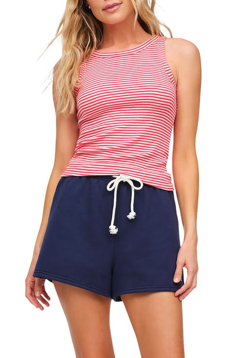 Slinky Rib Knit Stretch Modal Jersey Tank