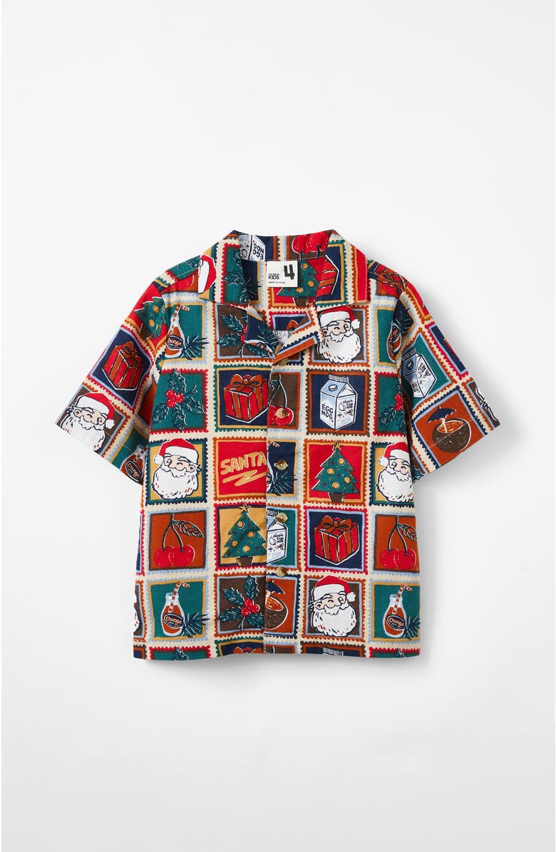 Cotton On Kids Kid's Cabana Short Sleeve Shirt, Alternate, color,