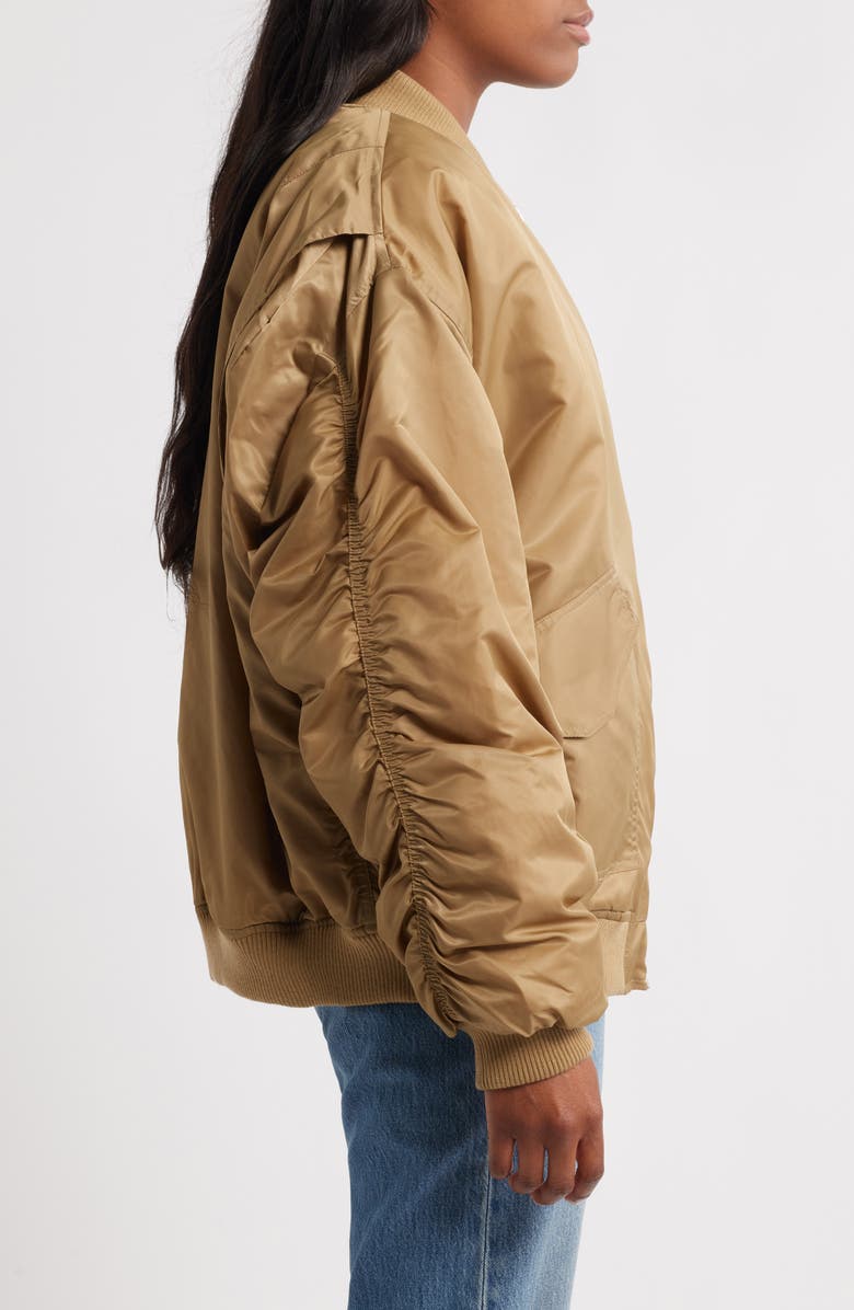Topshop Bomber Jacket, Alternate, color, 