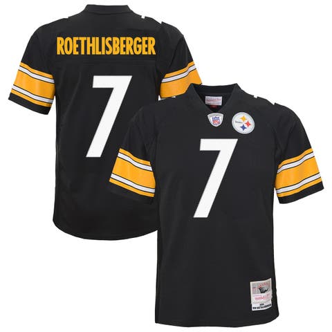 Youth Mitchell & Ness Ben Roethlisberger Black Pittsburgh Steelers 2004 Legacy Replica Jersey