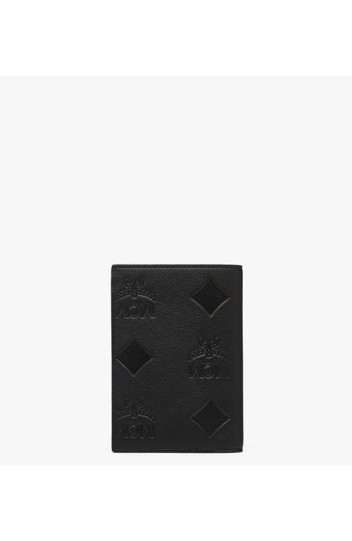 Mcm Ottomar Passport Holder In Black