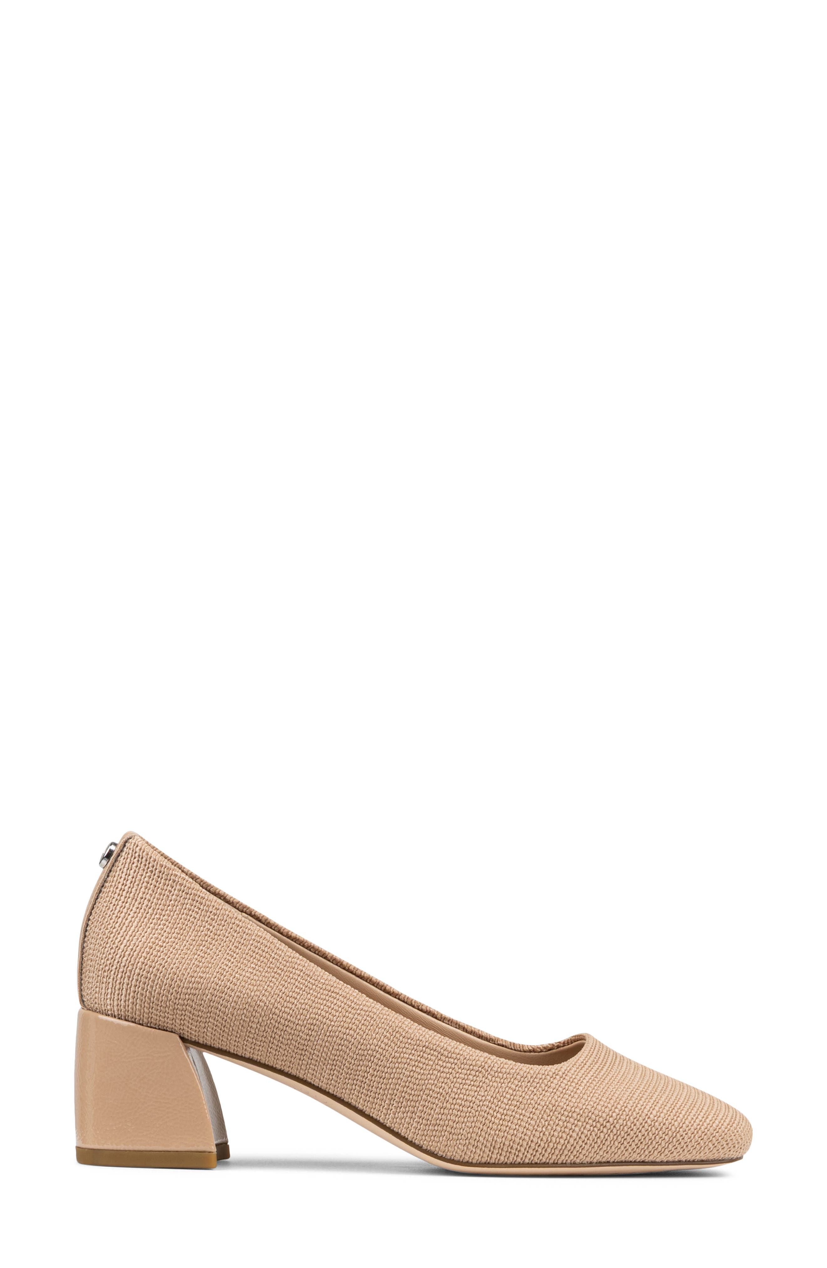 Square Toe Pump, Alternate, color, BEIGE