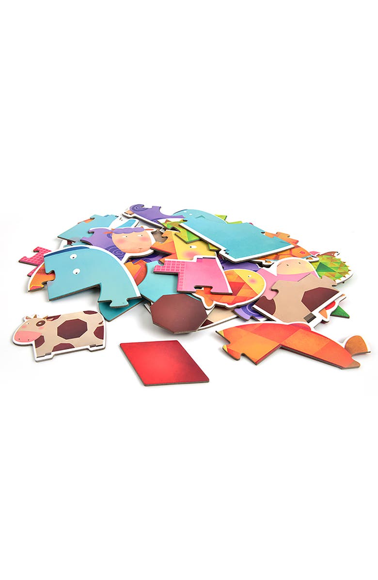 MiDeer My First Animal Puzzle with 7 Illustrated Animals Preschool Learning 32 Piece Jigsaw Floor Puzzle, Alternate, color, Multicolored
