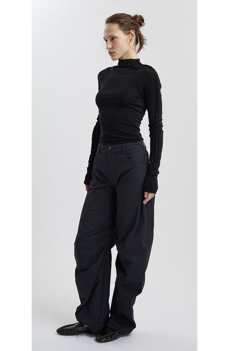 Mother of All Pepper Turtleneck Long Sleeves Shirt, Alternate, color, Black