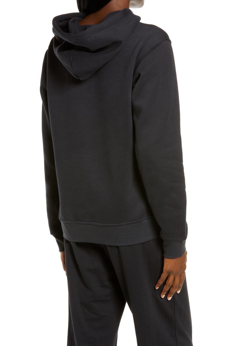 UGG<sup>®</sup> Rey Fuzzy Logo Hoodie, Alternate, color, 