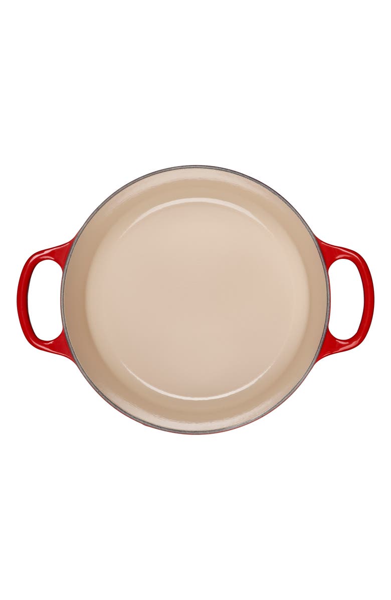 Le Creuset 3 1/2-Quart Signature Round Enamel Cast Iron French/Dutch Oven, Alternate, color, Cerise