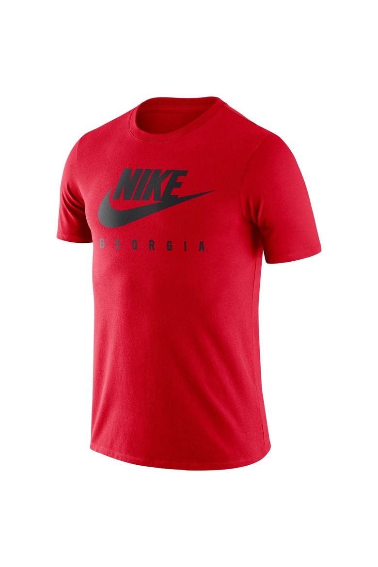 Men's Nike Red Georgia Bulldogs Essential Futura T-Shirt, Alternate, color, Red