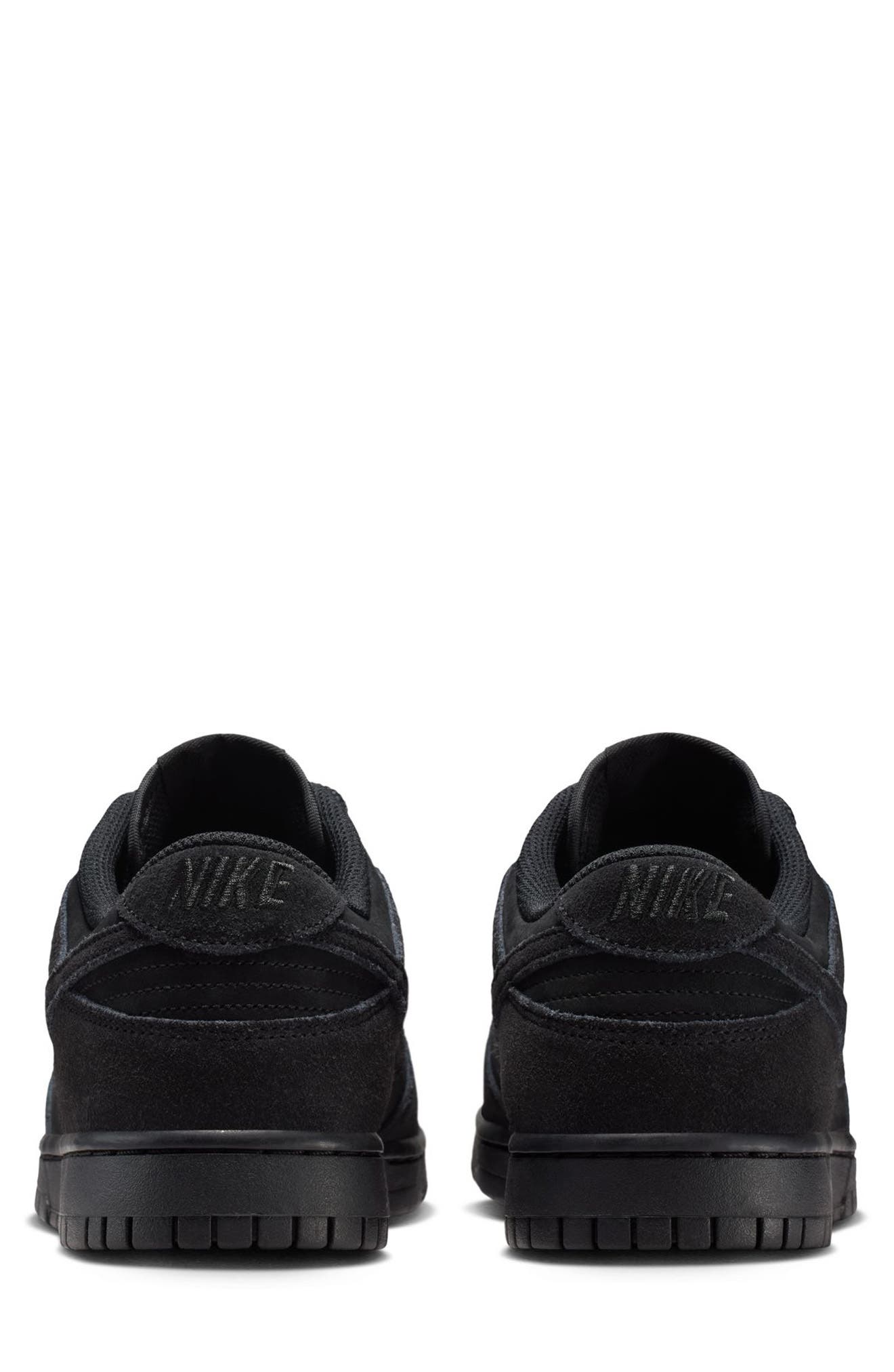 Nike Dunk Low SE Basketball Sneaker, Alternate, color, Black/Black