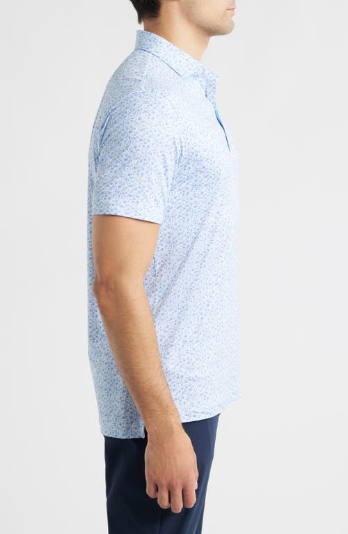 Johnnie-o Marietta Featherweight Prep-formance Jersey Polo In Blue