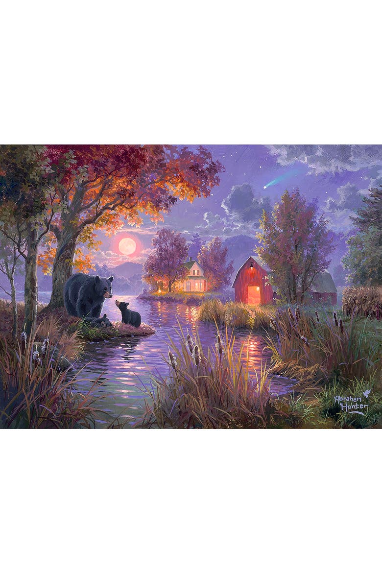 Black Bear Farm 1000 piece Jigsaw Puzzle for Adults, Alternate, color, Multicolor
