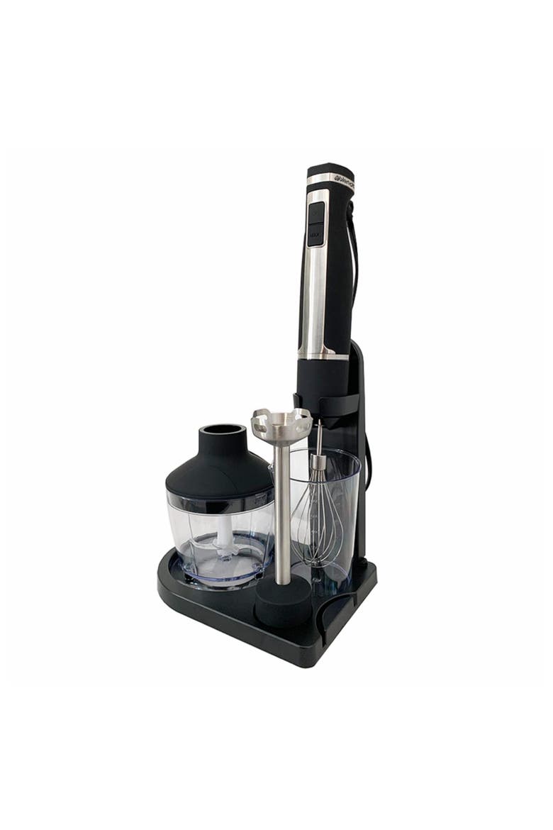 Immersion Hand Blender - Blender, Mixer and Food Processor - 3 in 1 Kitchen All Purpose Tool, Alternate, color, Metallic Silver
