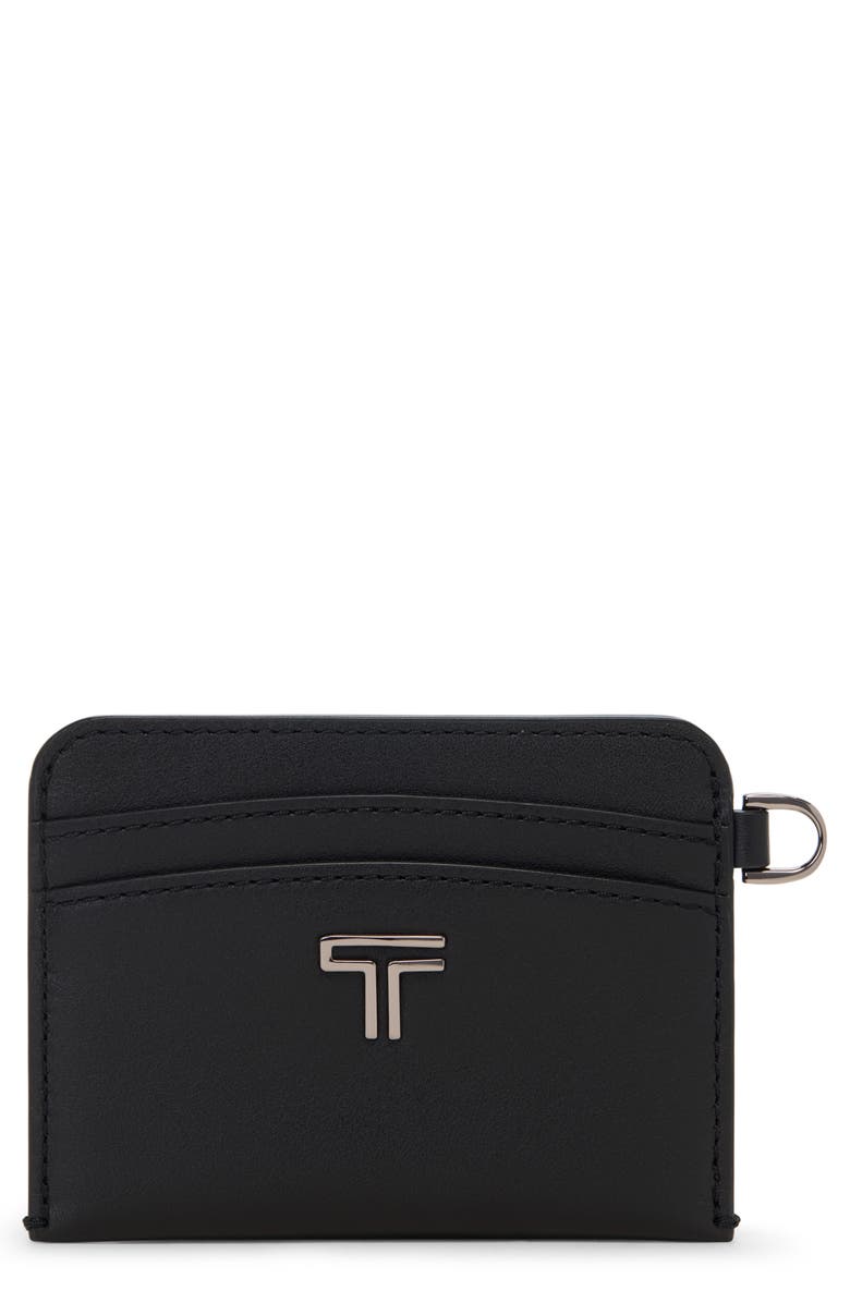 TUMI Belden Leather Card Case, Main, color, 