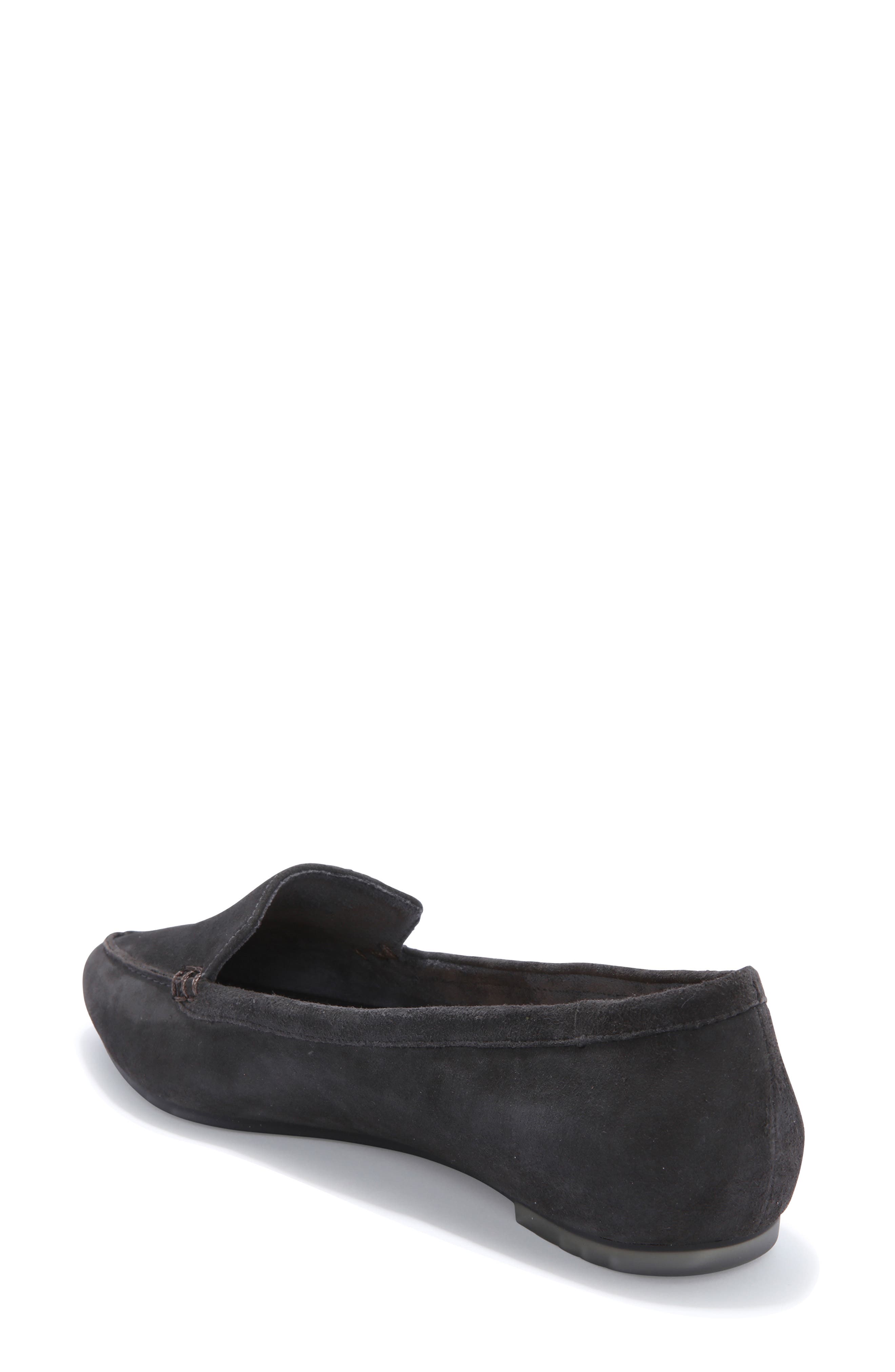Audra Loafer Flat, Alternate, color, DARK GREY SUEDE