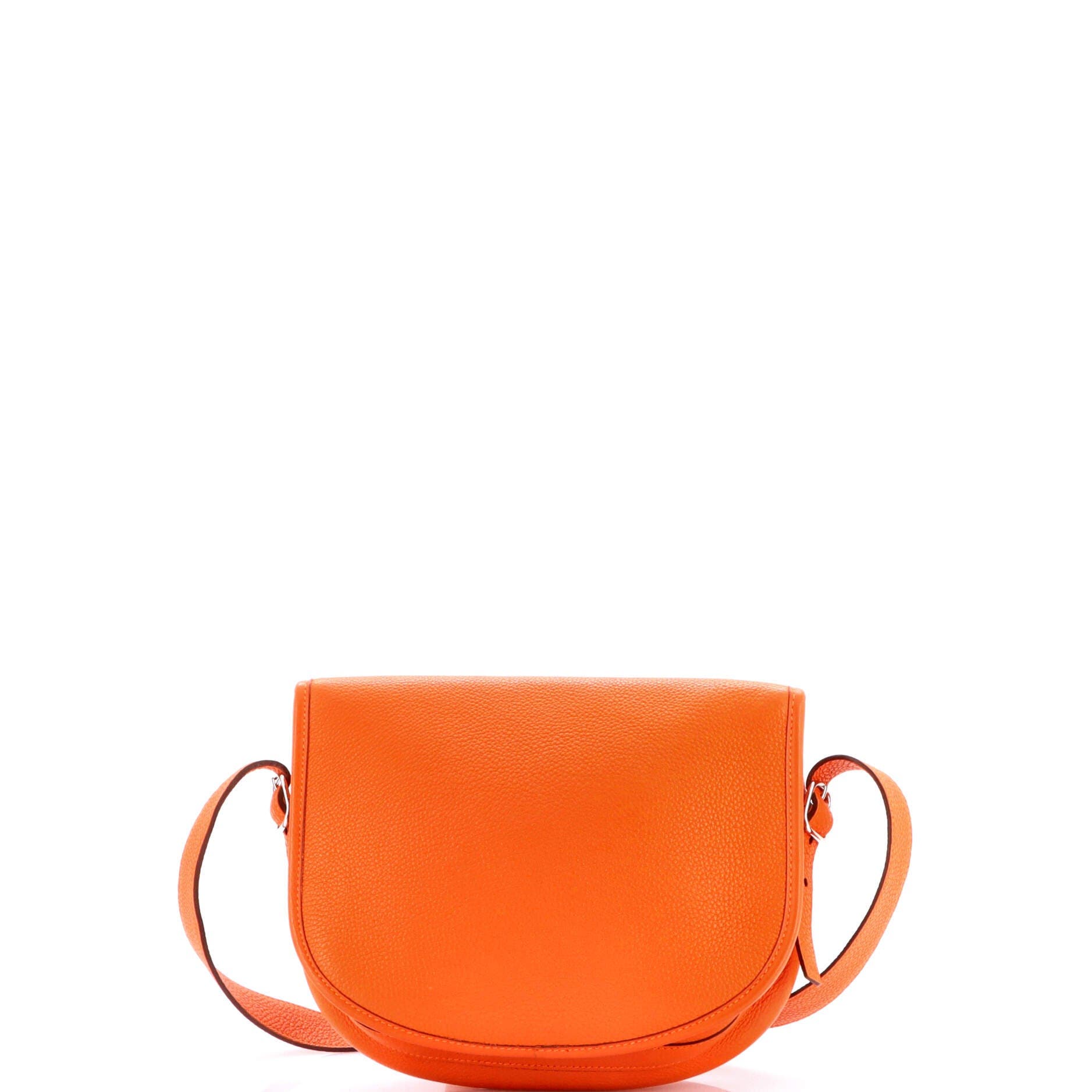 Pre-Owned Hermes Balle de Golf Shoulder Bag Clemence, Alternate, color, Orange H