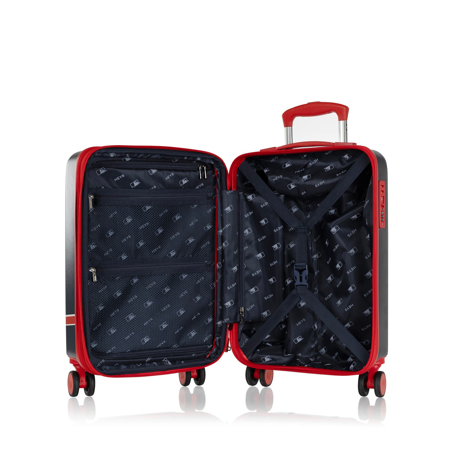 Heys MLB Luggage 21 Inch - Boston Red Sox, Alternate, color, Blue
