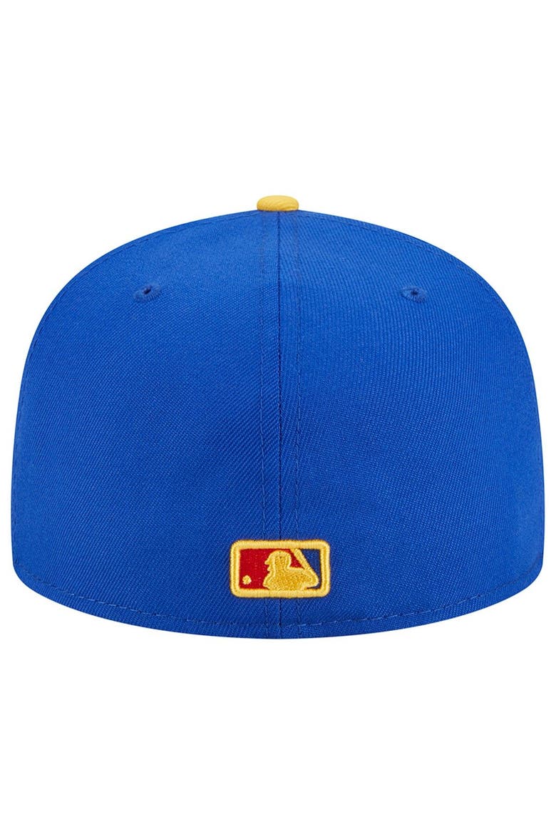 Men's New Era  Royal/Yellow New York Yankees Empire 59FIFTY Fitted Hat, Alternate, color, Royal