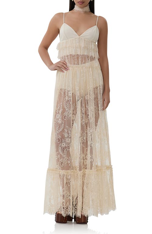 AFRM AFRM GISELA TIERED FLORAL MESH CAMISOLE