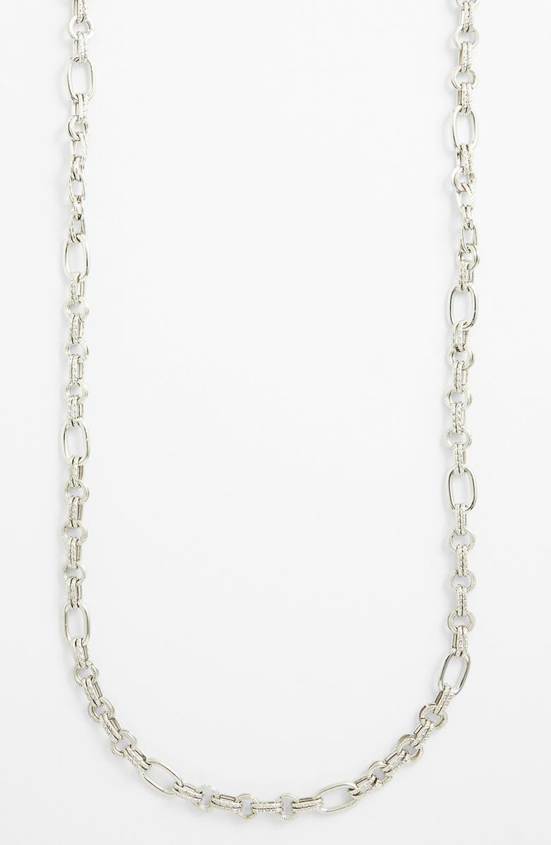 Nordstrom Long Textured Link Necklace, Main, color,
