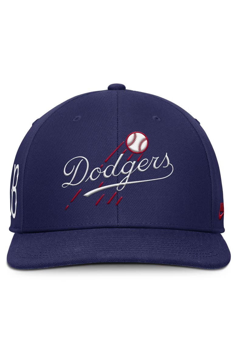 Nike Men's Nike Navy Brooklyn Dodgers Pro Performance Snapback Hat, Alternate, color, Navy