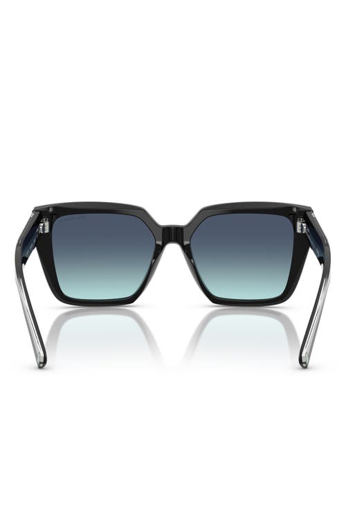 Tiffany & Co . 55mm Gradient Square Sunglasses In Multi