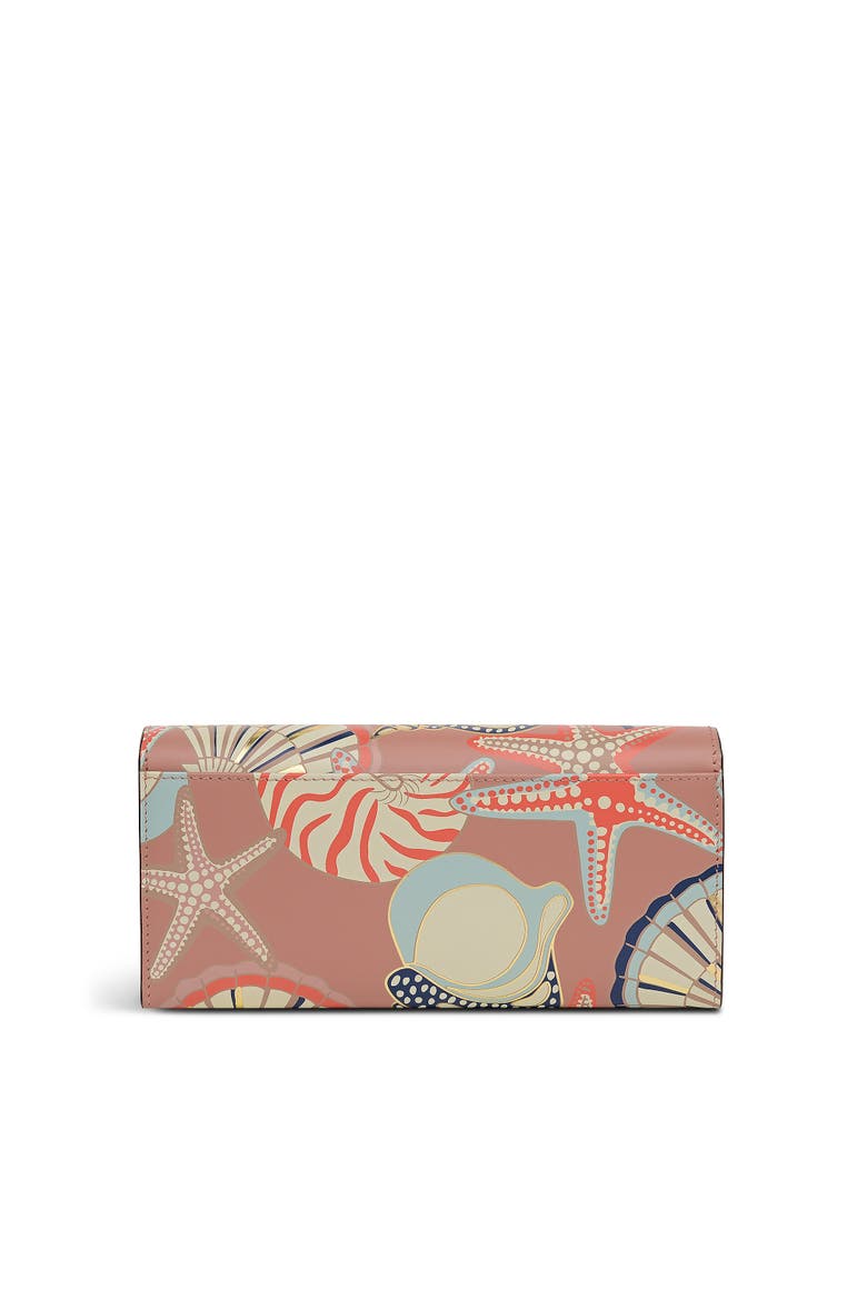 Picton Place - Shell Large Flapover Wallet, Alternate, color, Carnation