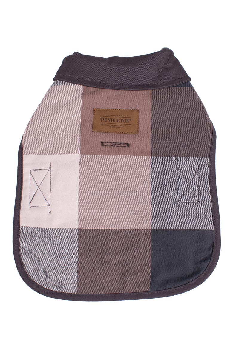 Block Plaid Dog Coat, Main, color, BLOCK PLAID