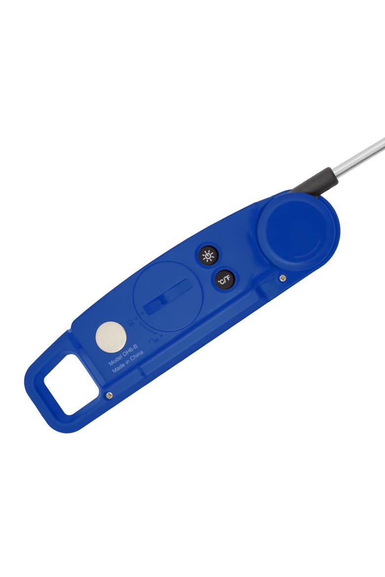 Compact Folding Digital Thermometer, Alternate, color, Blue