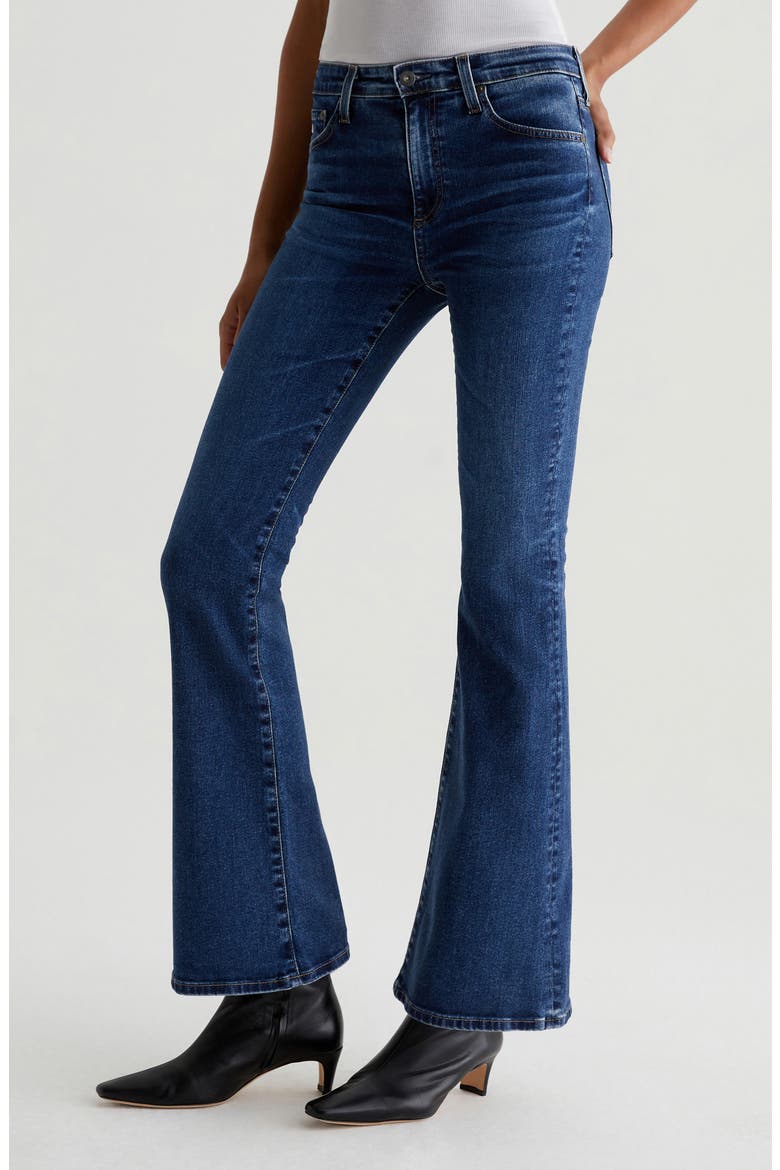 Farrah Mid Rise Bootcut Jeans, Alternate, color, 10 YEARS ZURICH
