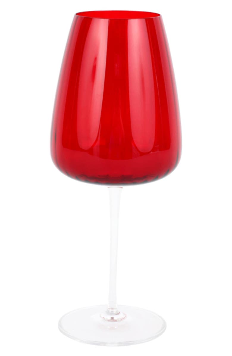 VIETRI Francesca Water Glass, Main, color, Red