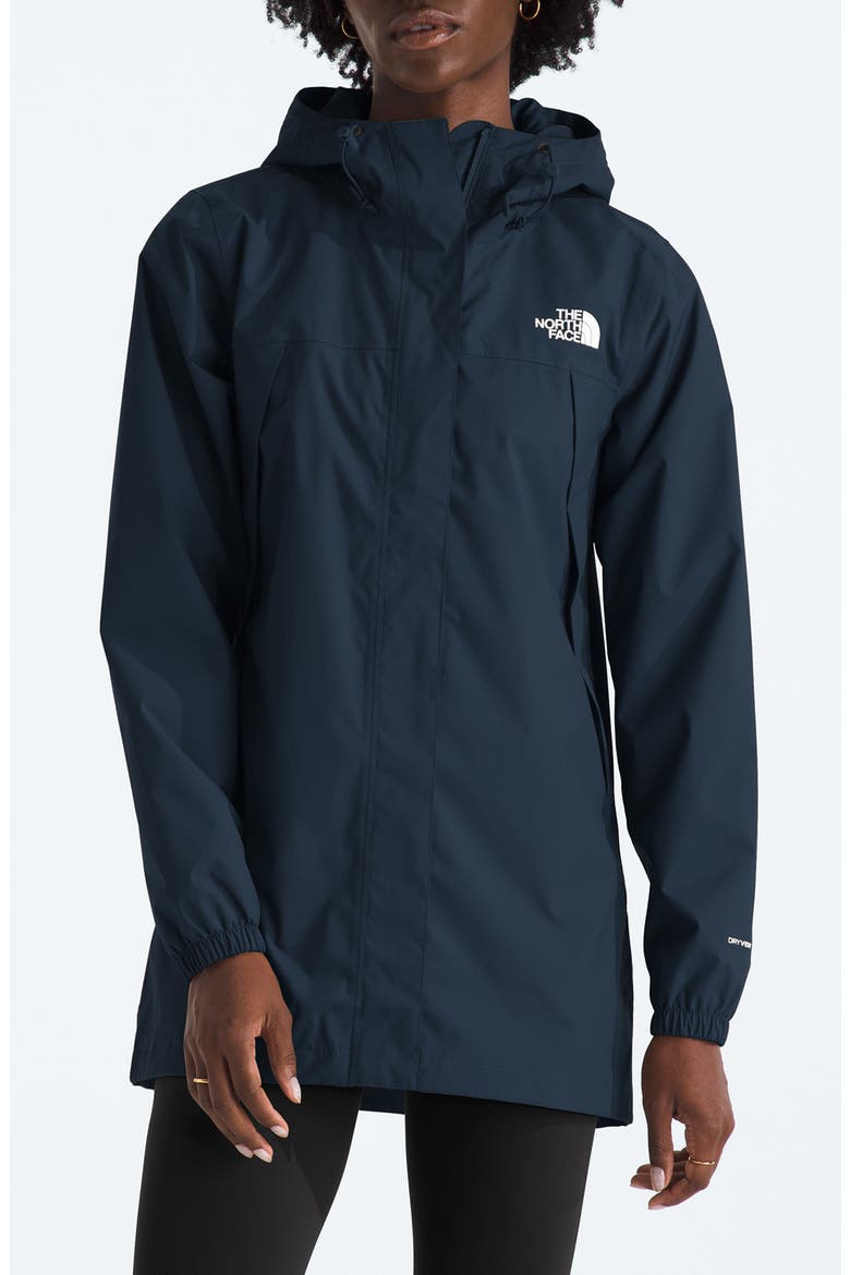 Antora Waterproof Hooded Rain Parka, Main, color, SUMMIT NAVY